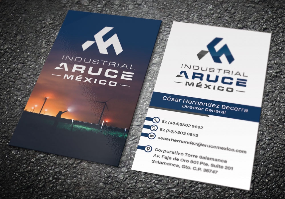 Industrial Aruce México logo design by Boomstudioz