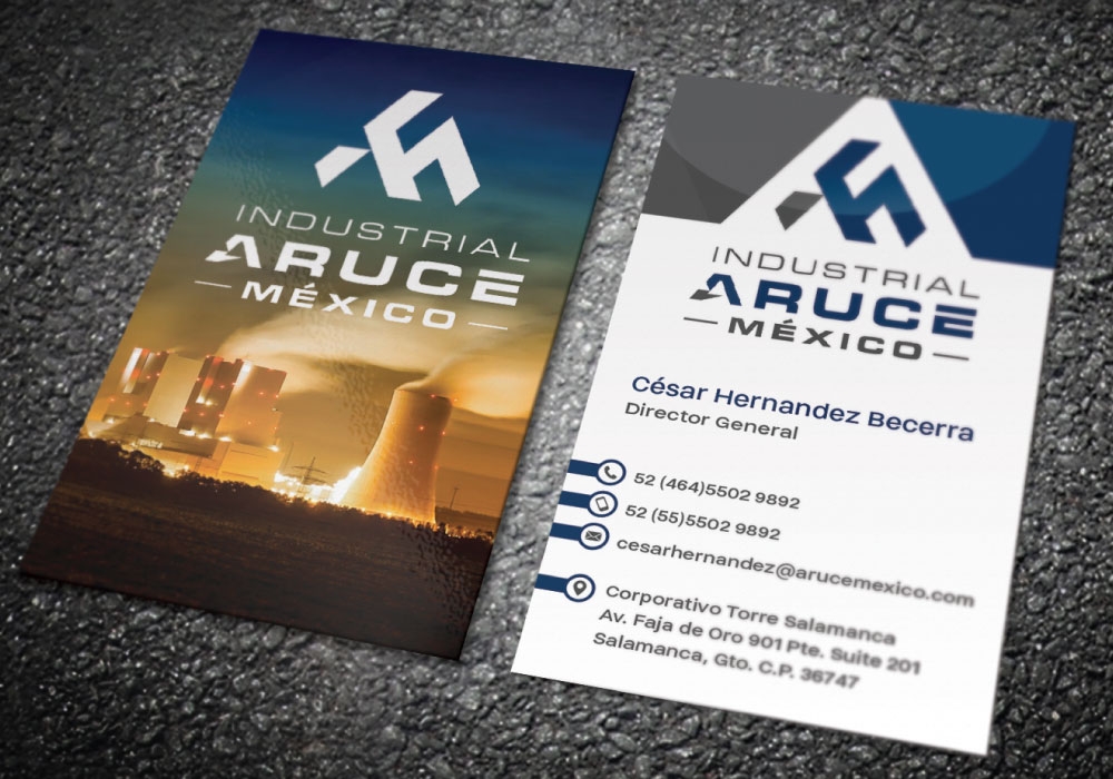 Industrial Aruce México logo design by Boomstudioz