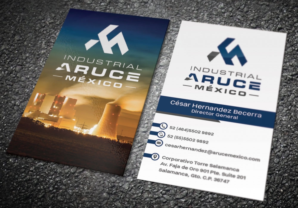 Industrial Aruce México logo design by Boomstudioz