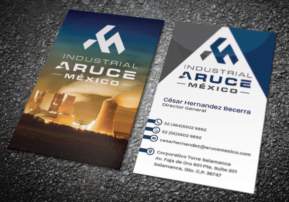 Industrial Aruce México logo design by Boomstudioz