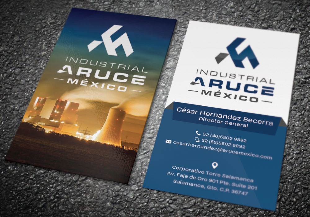 Industrial Aruce México logo design by Boomstudioz