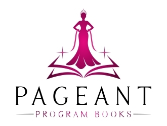 Pageant Program Books logo design by adwebicon