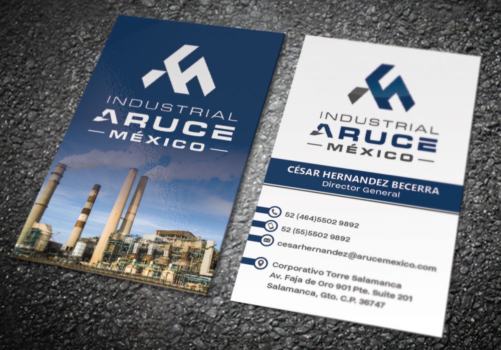 Industrial Aruce México logo design by Boomstudioz