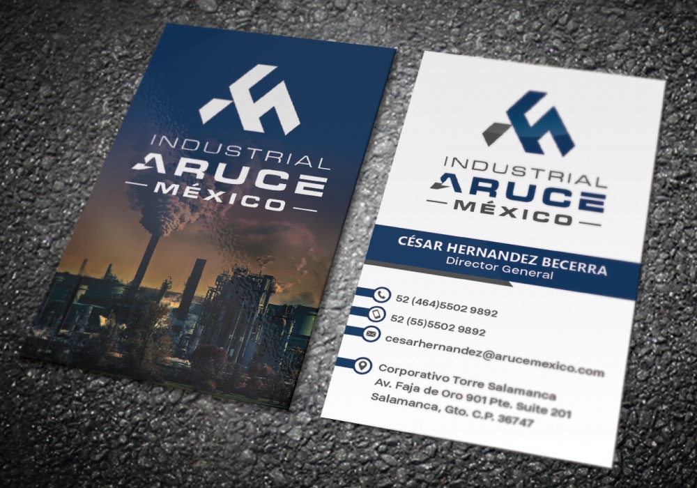 Industrial Aruce México logo design by Boomstudioz