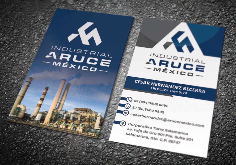 Industrial Aruce México logo design by Boomstudioz