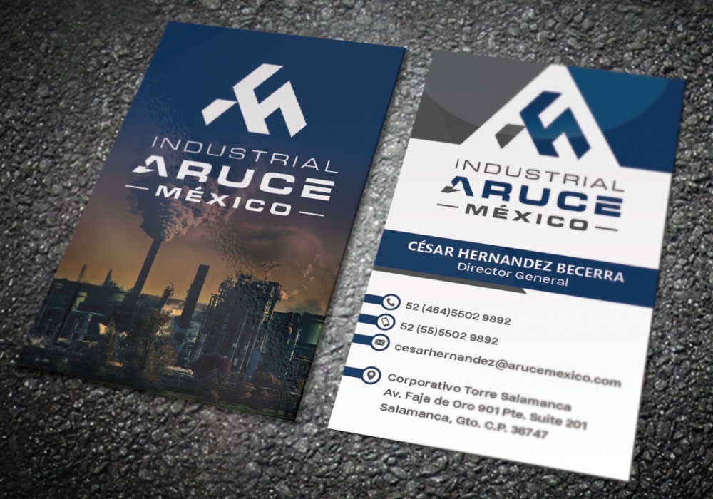 Industrial Aruce México logo design by Boomstudioz