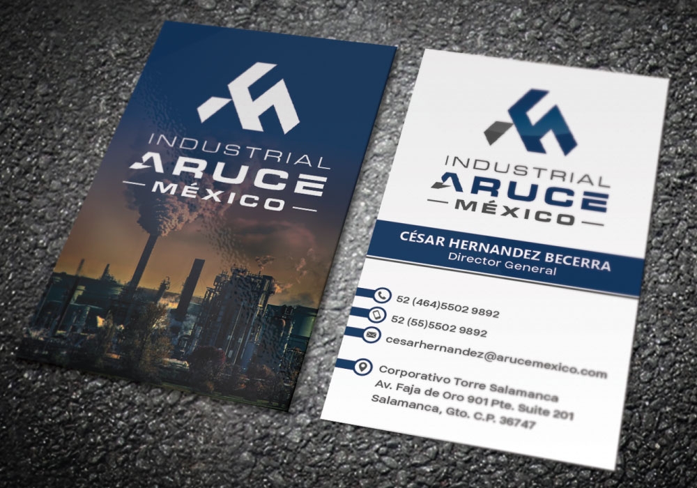 Industrial Aruce México logo design by Boomstudioz