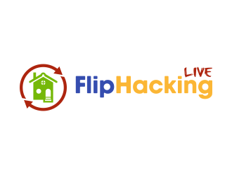 Flip Hacking Live logo design by BlessedArt