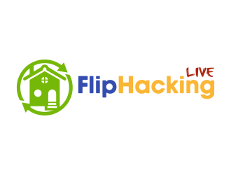 Flip Hacking Live logo design by BlessedArt