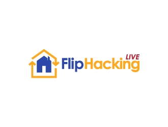 Flip Hacking Live logo design by wongndeso