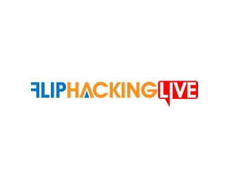 Flip Hacking Live logo design by desynergy