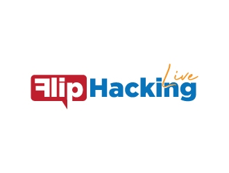 Flip Hacking Live logo design by desynergy