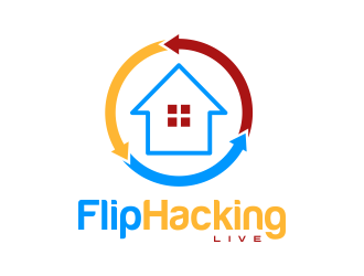 Flip Hacking Live logo design by AisRafa