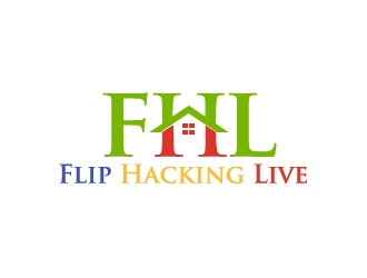 Flip Hacking Live logo design by 35mm