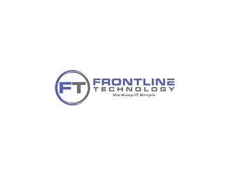 Frontline Technology logo design by johana