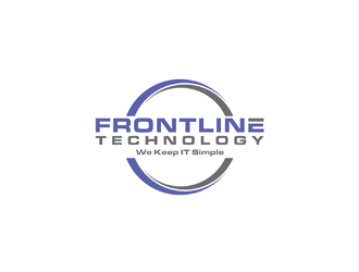 Frontline Technology logo design by johana