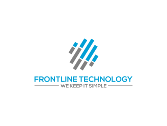 Frontline Technology logo design by RIANW