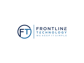 Frontline Technology logo design by ndaru