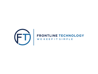 Frontline Technology logo design by ndaru