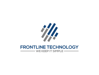 Frontline Technology logo design by RIANW