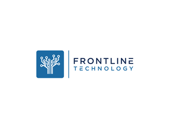 Frontline Technology logo design by ndaru