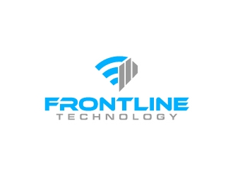 Frontline Technology logo design by desynergy