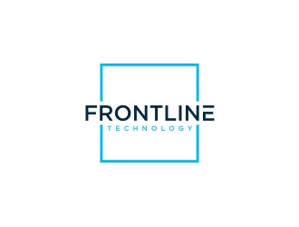 Frontline Technology logo design by scolessi