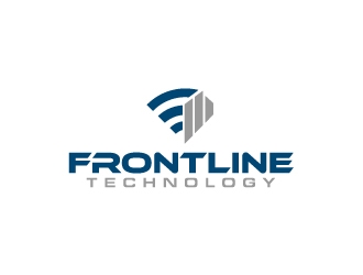 Frontline Technology logo design by desynergy