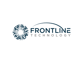 Frontline Technology logo design by scolessi