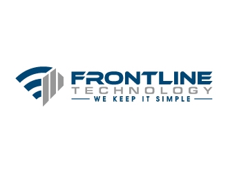 Frontline Technology logo design by desynergy