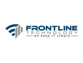 Frontline Technology logo design by desynergy