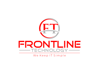 Frontline Technology logo design by qqdesigns