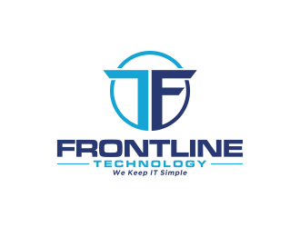 Frontline Technology logo design by semar