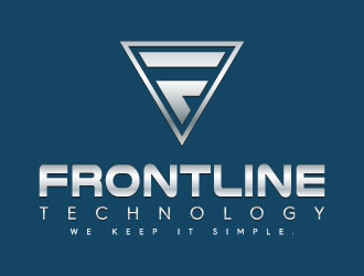 Frontline Technology logo design by boybud40