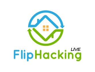 Flip Hacking Live logo design by Vincent Leoncito