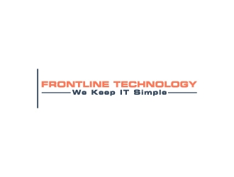 Frontline Technology logo design by wongndeso