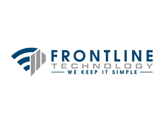 Frontline Technology logo design by desynergy