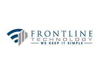 Frontline Technology logo design by desynergy