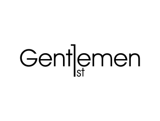 GENTLEMEN 1ST logo design by DiDdzin