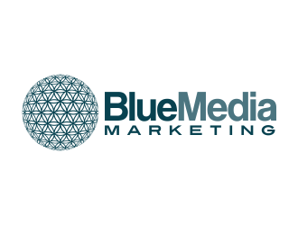 BLUE MEDIA Marketing logo design by AisRafa