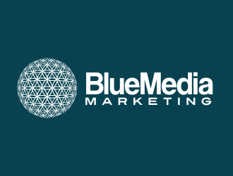 BLUE MEDIA Marketing logo design by AisRafa