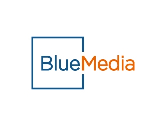 BLUE MEDIA Marketing logo design by Janee