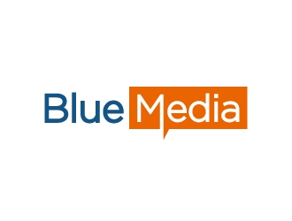 BLUE MEDIA Marketing logo design by Janee