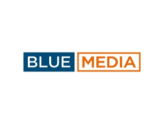 BLUE MEDIA Marketing logo design by Janee