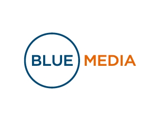 BLUE MEDIA Marketing logo design by Janee