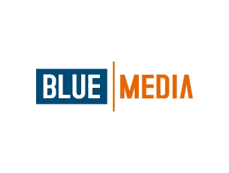 BLUE MEDIA Marketing logo design by Janee