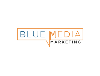 BLUE MEDIA Marketing logo design by Diancox