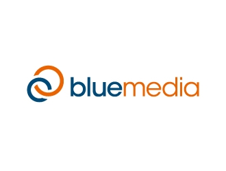 BLUE MEDIA Marketing logo design by Janee