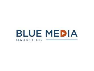 BLUE MEDIA Marketing logo design by ArRizqu