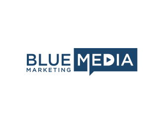 BLUE MEDIA Marketing logo design by ArRizqu